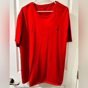 Mens XXL Polo red short sleeve tshirt
